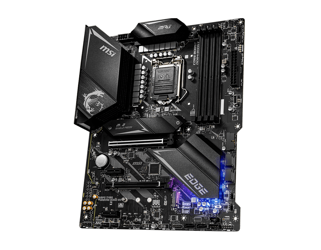 MSI MPG Z490 GAMING PLUS ATX Motherboard - LGA 1200, Intel Z490